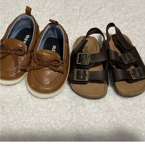 Old Navy Baby Brown Moccasins and Sandals